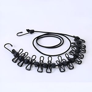 Преносимо въже за дрехи с щипки за пътуване | HANGCLIP