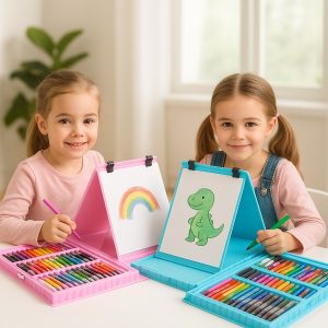 Комплект за рисуване с 208 части и отварящ се статив | ARTIMASTER