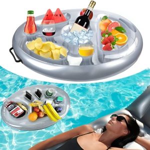 Перфектна надуваема табла за напитки за басейн | FLOATPLATI