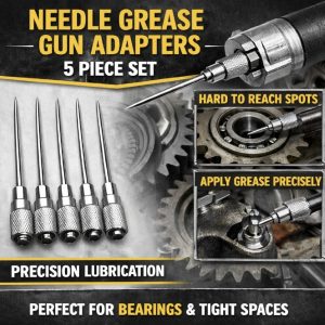 Адаптер за грес-пистолет с иглен накрайник (комплект от 5 бр.) | GREASRA