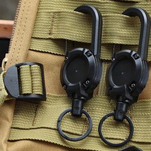 Прибиращ се ключодържател с телено въже (2 бр.) | TACTKEY