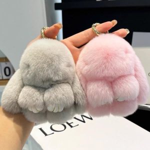 Премиум ключодържател с висулка зайче | BUNNPY