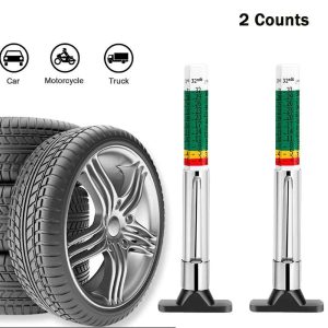 Уред за измерване на дълбочината на протектора на гуми (2 бр.) | TIREMETER