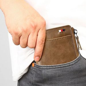 Сигурен кожен портфейл с цип | ZIPPWAL