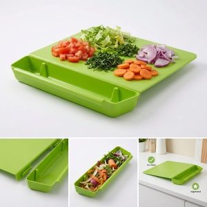 Дъска за рязане с подвижна купа за подготовка и отпадъци | CHOPPINATA